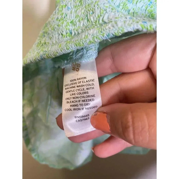 BP Floral Crop Top Mint Size XL NWOT - Picture 5 of 6